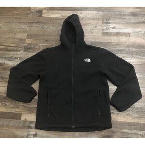 The North Face Mens Medium Black Full Zip Fleece Jacket